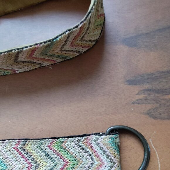 3-Belt Lot • Woven, Canvas, Grommet Styles • Adjustable Fit • Boho Utility Vibes - Picture 12 of 16